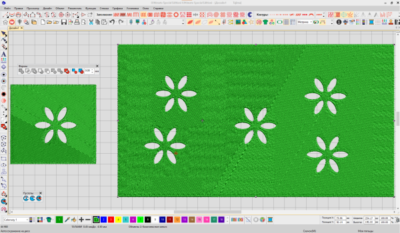 Размножаем отверстия любой формы с объекта на новый объект Wilcom EmbroideryStudio e4.2