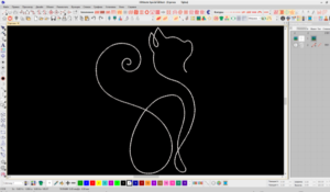 Строчка, построение, параметры, пример применения Wilcom EmbroideryStudio e4.2